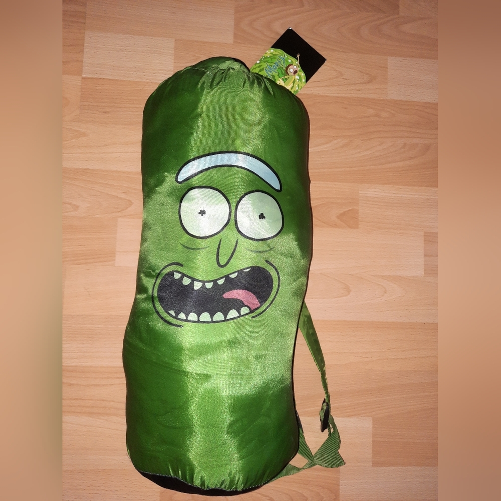 Rick and Morty pickle sleeping bag